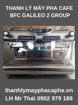 Máy Pha Cafe 2 Group Cũ BFC Galileo.